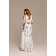 Load image into Gallery viewer, Blush Bolero Boat Neckline, Blush High Waisted Skirt