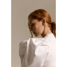 Load image into Gallery viewer, Blush Bolero Puff Long Sleeve, Blush High Waisted Trouser Flow