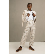 Load image into Gallery viewer, Blombos Eco Print Crop Blazer Silk