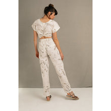 Load image into Gallery viewer, Blombos Eco Print High Waisted Trousers
