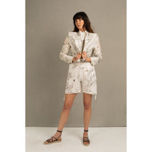 Load image into Gallery viewer, Blombos Eco Print High Waisted Bermuda Shorts