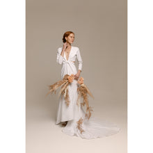 Load image into Gallery viewer, Blush Bolero Long Sleeve, Blush High Waisted Skirt Mermaid Tale