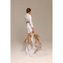 Load image into Gallery viewer, Blush Bolero Long Sleeve, Blush High Waisted Skirt Mermaid Tale