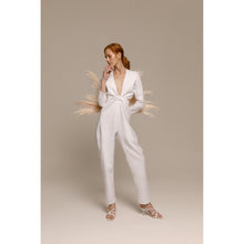 Load image into Gallery viewer, Blush Bolero Long Sleeve, Blush High Waisted Trouser