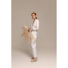 Load image into Gallery viewer, Blush Bolero Long Sleeve, Blush High Waisted Trouser