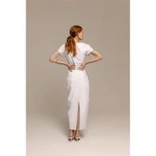 Load image into Gallery viewer, Blush Box Top, Blush Pencil Skirt