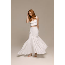 Load image into Gallery viewer, Blush Wrap Bandeau, Blush High Waisted Skirt