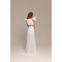 Load image into Gallery viewer, Classic Peacock Bolero, Blush High Waisted Skirt Flow