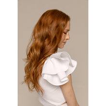 Load image into Gallery viewer, Classic Peacock Bolero Boat Neckline, Classic High Waisted Skirt