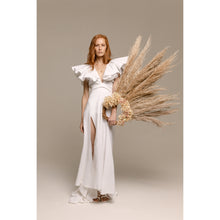 Load image into Gallery viewer, Exotic Peacock Bolero, Blush High Waisted Skirt Flow