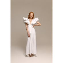 Load image into Gallery viewer, Exotic Peacock Bolero, Blush High Waisted Skirt Flow