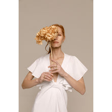 Load image into Gallery viewer, Peacock Bolero with Frill, Blush High Waisted Trouser