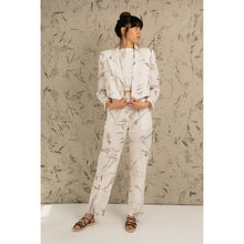 Load image into Gallery viewer, Blombos Eco Print High Waisted Trousers
