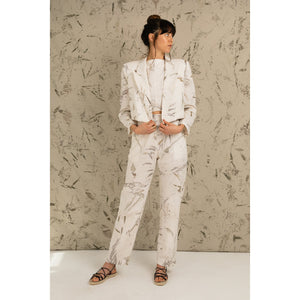 Blombos Eco Print High Waisted Trousers
